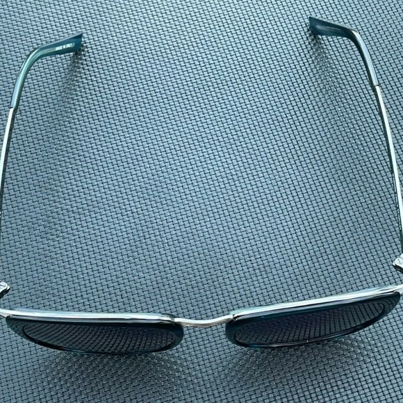 Uomo Women Sunglasses Blue/Silver Tone Metal/Acetate Frame 51[]18 147 Made in It